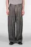 Ziggy Chen Pants In Green Viscose
