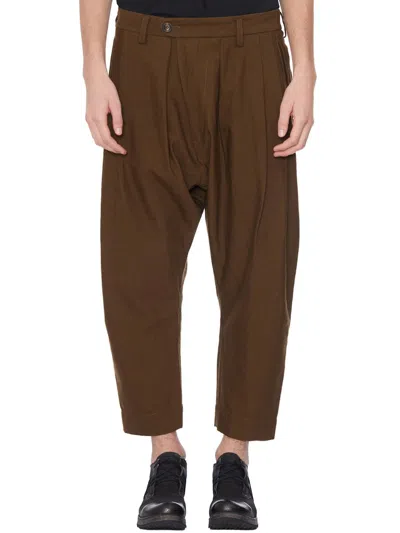 Ziggy Chen Pants In Brown