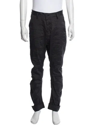 Pre-owned Ziggy Chen Pants In Grey