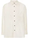 Ziggy Chen Patch-pocket Shirt In Neutrals