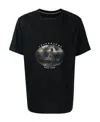 Ziggy Chen Pattern Printed Short-sleeved T-shirt In Black