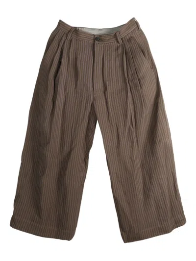 Ziggy Chen Pinstripe Trousers