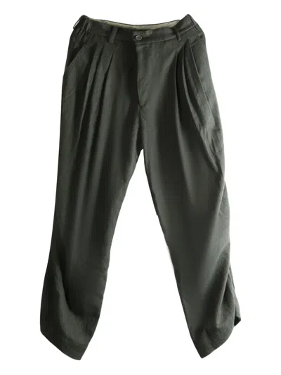 Ziggy Chen Pleated 0m2530533 Trousers In Black