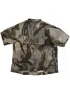 Ziggy Chen Printed Shirt In Grey