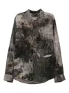 Ziggy Chen Printed Silk Shirt In Multi