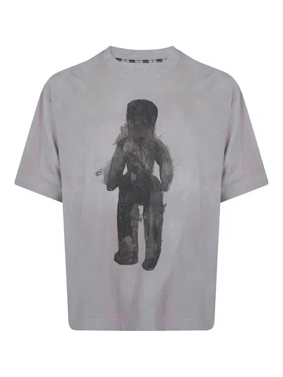Ziggy Chen Printed T-shirt In Grey