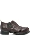 Ziggy Chen Pull-tab Panelled Boots In Brown