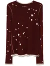 Ziggy Chen Round-neck Jumper In Red