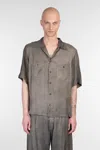 Ziggy Chen Shirt In Green Viscose