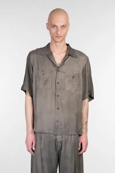 Ziggy Chen Shirt In Green Viscose