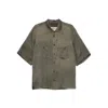 Ziggy Chen Shirt In Green Viscose In Green