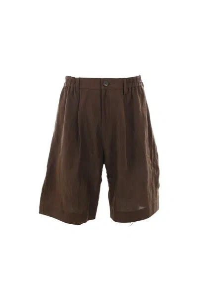 Ziggy Chen Shorts In Brown