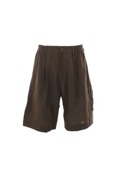 Ziggy Chen Shorts In Brown
