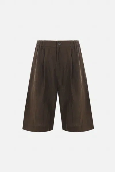 Ziggy Chen Shorts In Brown