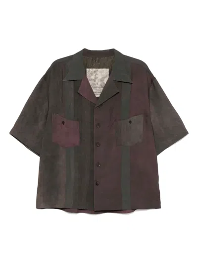 Ziggy Chen Silk Shirt In Purple