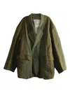 Ziggy Chen Single-breasted Blazer In Green