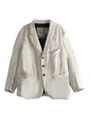 Ziggy Chen Single-breasted Blazer In Neutral