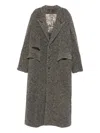 Ziggy Chen Single-breasted Coat In Gray