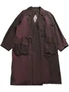 Ziggy Chen Single-breasted Coat In Red