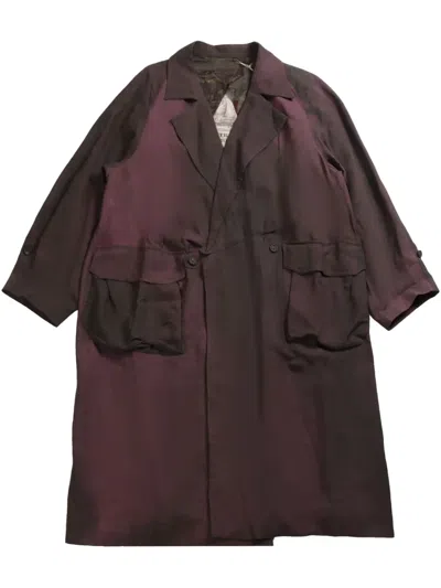 Ziggy Chen Single-breasted Coat In Red