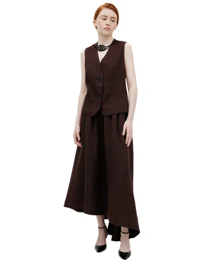 Ziggy Chen Single-breasted Striped Vest