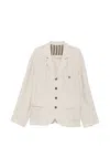 Ziggy Chen Single-breasted Blazer In Orange