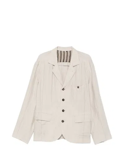 Ziggy Chen Single-breasted Blazer In Orange