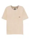 Ziggy Chen Speckled Cotton T-shirt In Neutral