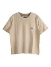 Ziggy Chen Speckled Cotton T-shirt In Nude