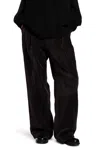 Ziggy Chen Straight Leg Worker Pants In Black