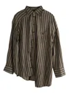 Ziggy Chen Striped Button-up Shirt