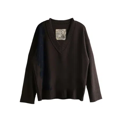 Ziggy Chen Sweater In Brown
