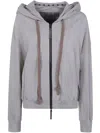 Ziggy Chen Sweatshirt Woman Color Grey In Gray