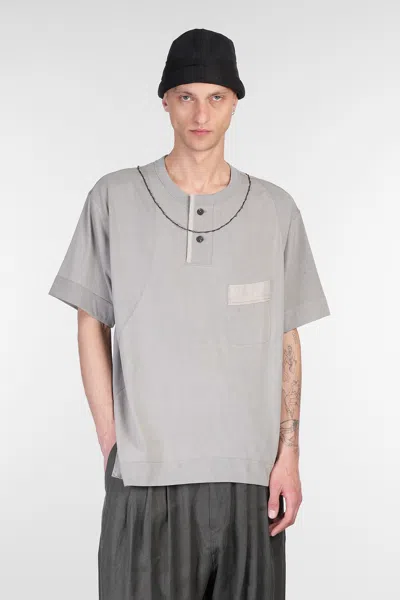 Ziggy Chen T-shirt In Grey Cotton