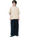 Ziggy Chen T-shirt With Paint Effect In Neutral