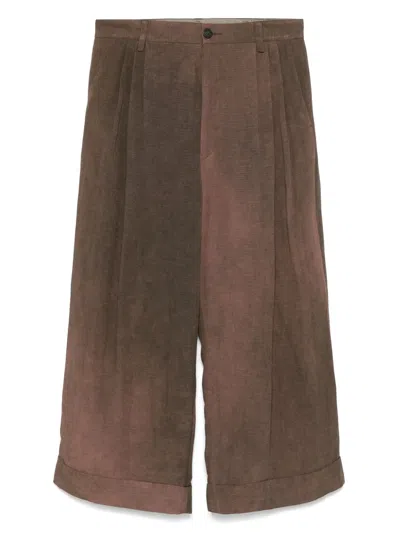 Ziggy Chen Tailored Trousers In Brown