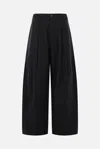 Ziggy Chen Belt-loops Pleated Trousers In Black