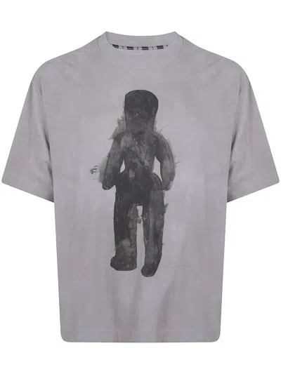 ZIGGY CHEN T-SHIRT PRINTED "0M2620203 54 GREY",0M2620203 54 GREY
