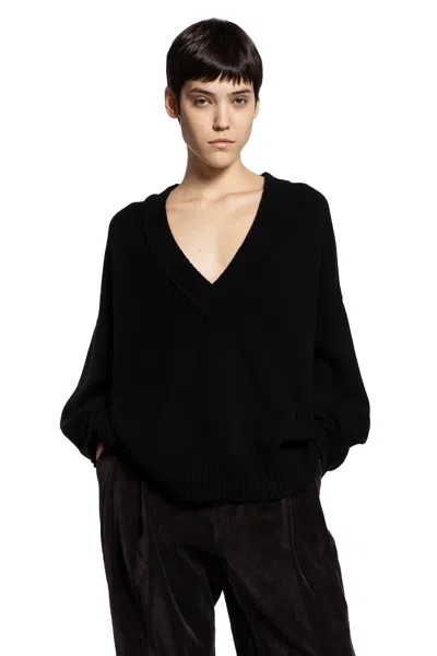 Ziggy Chen V-neck Jumper In Black