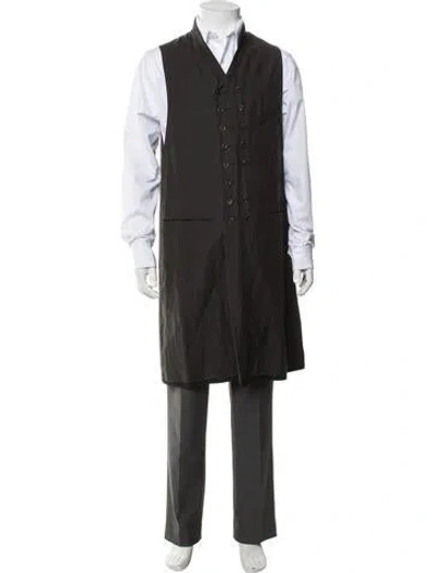 Pre-owned Ziggy Chen Vintage 2016 Suit Vest In Grey
