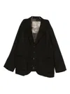 Ziggy Chen Virgin Wool-blend Blazer In Black