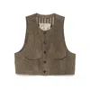 Ziggy Chen Crew-neck Waistcoat In Multicolor