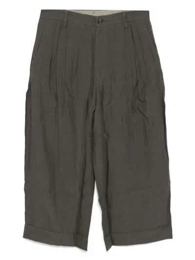 Ziggy Chen Wide-leg Trousers In Grey