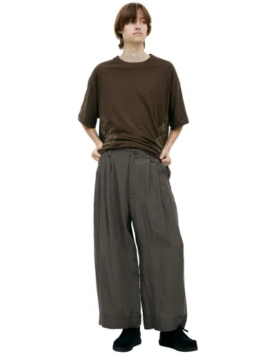 Ziggy Chen Wide Trousers With Pleats