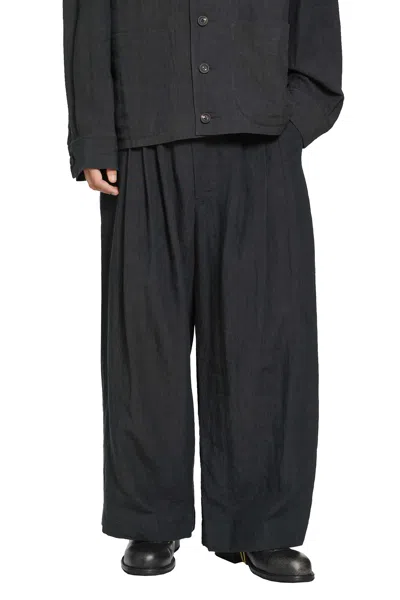 Ziggy Chen Wide-leg Trousers In Black