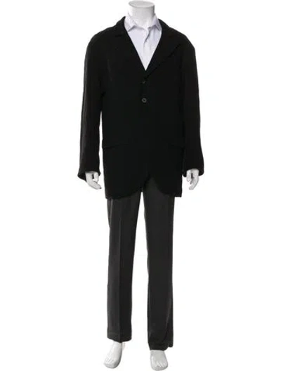 Pre-owned Ziggy Chen Wool Jacket In Black