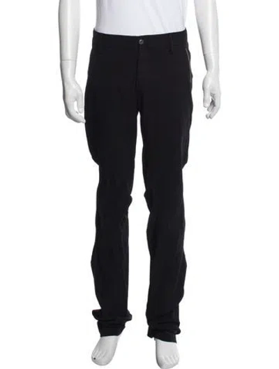 Pre-owned Ziggy Chen Wool Pants In Black