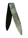 Ziggy Chen Wool Scarf In Green