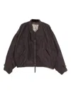 Ziggy Chen Zip-up Bomber Jacket In Brown