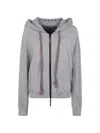 Ziggy Chen Sweatshirt Woman Color Grey In Gray